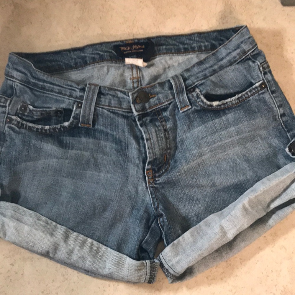 Vintage Truck Jeans bottom hem jean shorts size 5